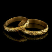 Antique Victorian Wedding Bands 18Ct Gold His And Hers Ring Circa 1860