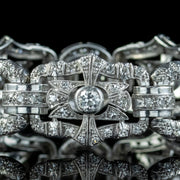Art Deco Diamond Bracelet Platinum 9ct Of Diamond 