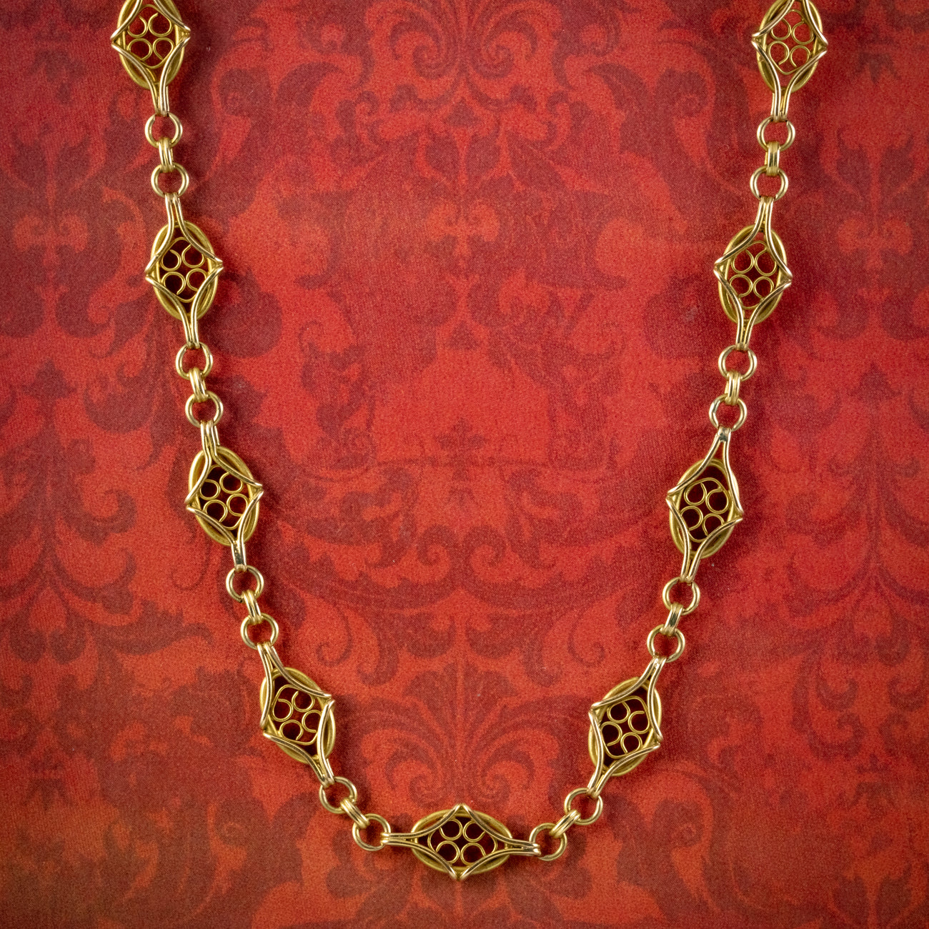 Art Deco French Chain 18ct Gold Circa 1920 – Laurelle Antique Jewellery