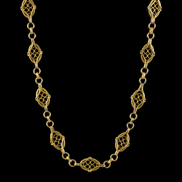Art Deco French Chain 18ct Gold Circa 1920 – Laurelle Antique Jewellery