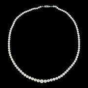Art Deco Pearl Necklace 14ct Gold Clasp