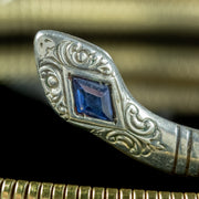 Art Deco Snake Bangle 9ct Rolled Gold Circa 1930