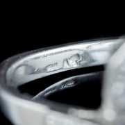 Art Deco Style Aquamarine Diamond Ring 3ct Aqua 