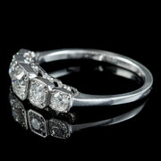 Art Deco Style Five Stone Diamond Ring 1ct Of Diamond