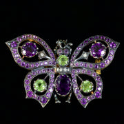 Butterfly Suffragette Brooch 9Ct Gold Silver Brooch