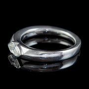 Vintage Diamond Band Eternity Ring 18ct White Gold 0.60ct Marquise Diamond