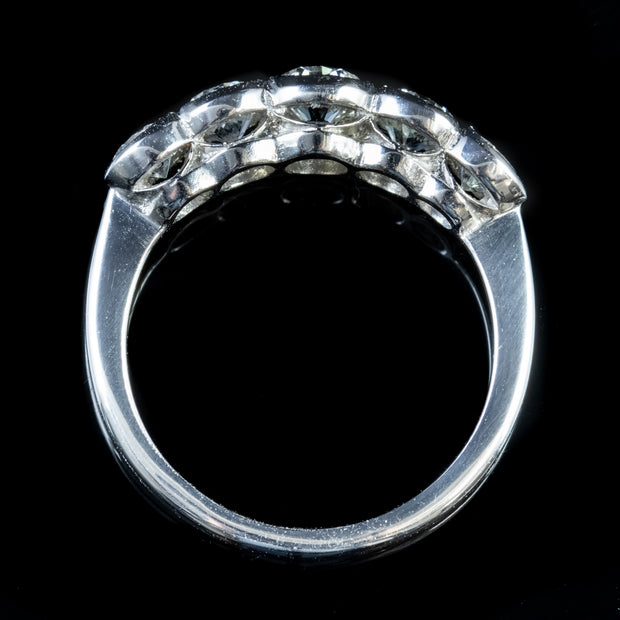Diamond Ring Platinum 1.80Ct Old Cut Diamond