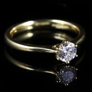 Diamond Solitaire Engagement Ring 18Ct Gold 0.60Ct Vs1