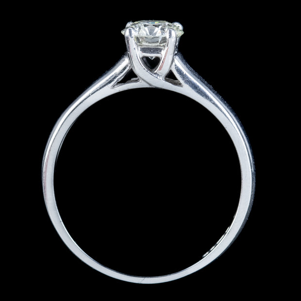Diamond Solitaire Engagement Ring 0.75ct Diamond