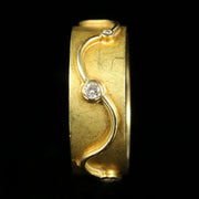 Diamond Band Ring 18Ct Gold Fancy Design