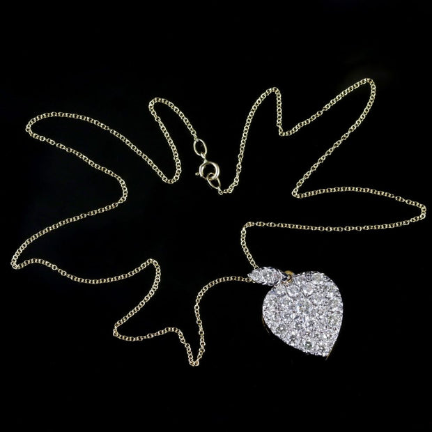 Diamond Heart 18Ct Pendant Necklace