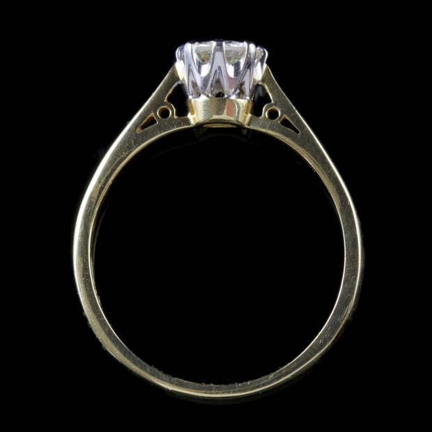 Diamond Solitaire Engagement Ring 18Ct Gold