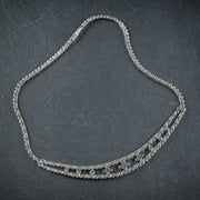 Diamond Necklace 18Ct White Gold