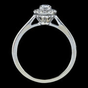 Edwardian Style Diamond Cluster Ring 0.35ct Of Diamond