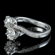 Edwardian Style Diamond Toi Et Moi Ring 1.65ct Of Diamond