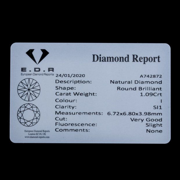Edwardian Style Platinum Diamond Engagement Ring (Trilogy) 2.75Ct ...