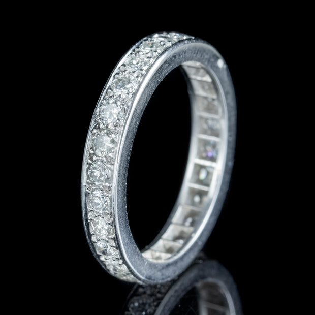 Edwardian Style Full Diamond Eternity Ring 2.10ct Of Diamond