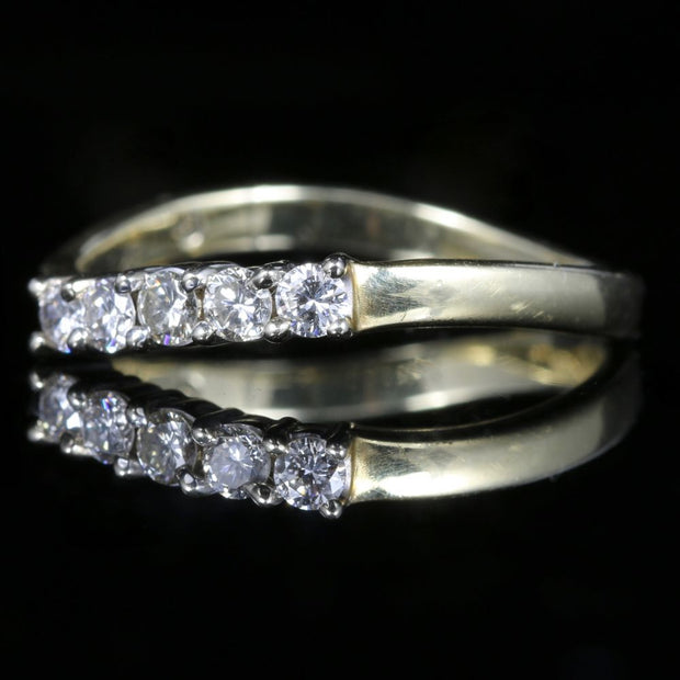 Five Stone Diamond Twist Ring 14Ct Gold