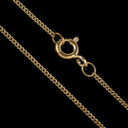 Victorian Style Gold Chain 18ct Gold On Sterling Silver