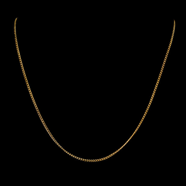 Gold Chain Sterling Silver 18ct Gold Gilt