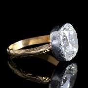 Georgian Paste Ring 18Ct Gold Silver
