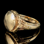Memento Mori Locket Diamond Skull Ring 18ct Gold