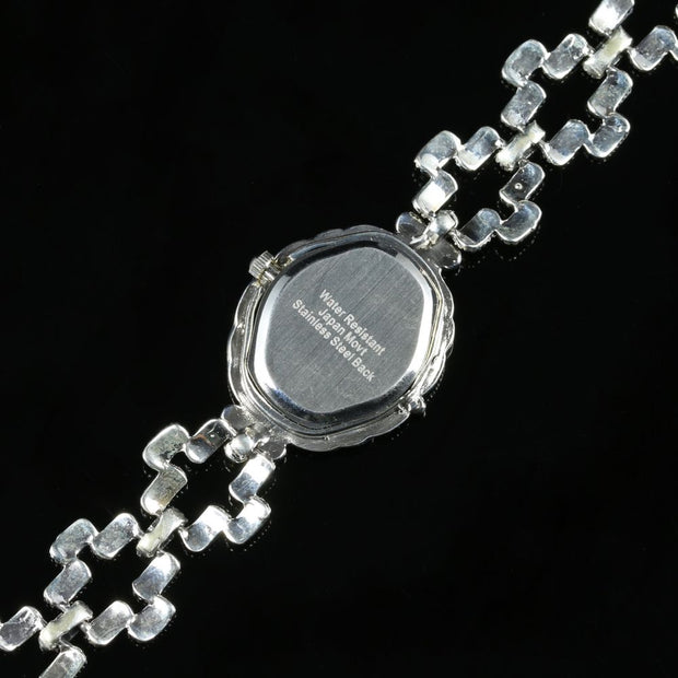 Marcasite Silver Watch