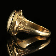 Memento Mori Skull Diamond Locket Ring 18Ct Gold Skull Crossbones