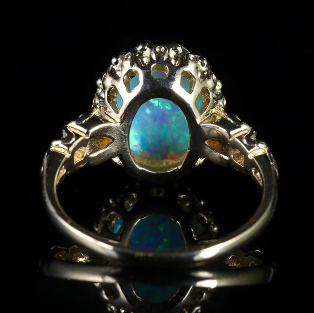 Opal 9Ct Gold Ring 6Ct Opal