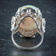 Opal Ring Platinum 10.84Ct Opal