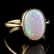 Opal 9Ct Gold Ring Large 6.5Ct Opal