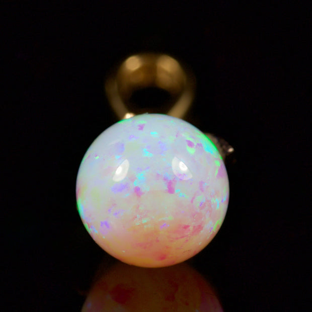 Opal Diamond Pendant 9Ct Gold Pendant