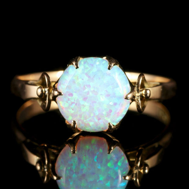 Opal Gold Ring 14Ct Gold