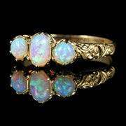 OPAL TRILOGY RING 9CT GOLD