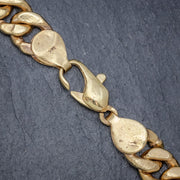 Solid Silver Chain 14Ct Yellow Gold Gilded Link Necklace