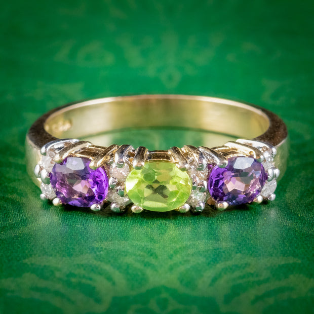 Suffragette-Amethyst-Peridot-Diamond-Ring-9ct-Gold-COVER