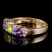 Suffragette-Amethyst-Peridot-Diamond-Ring-9ct-Gold-side