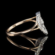 Vintage 1Ct Diamond Ruby Fox Head Ring 9Ct Gold