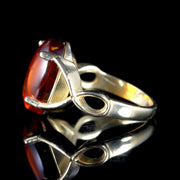 Vintage Amber Ring 9Ct Gold Ring