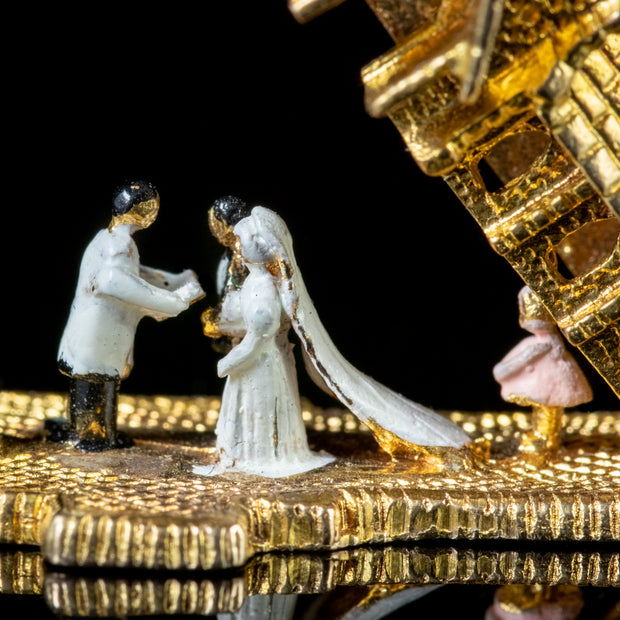 Vintage Church Charm Wedding Ceremony 9Ct Gold