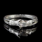 Vintage Clasped Hand Fede Ring Silver