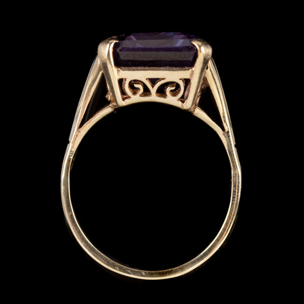 Vintage Corundum Ring 9Ct Gold Circa 1930