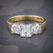 Vintage Diamond Trilogy Ring 1.70ct of Diamond Dated 1996 with Cert