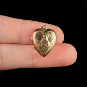 Vintage Heart Locket 9ct Gold