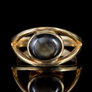 Vintage Star Sapphire Ring 14Ct Gold 1.75Ct Sapphire Circa 1950