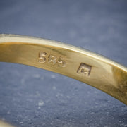 Vintage Opal Ring 14Ct Gold Natural 14Ct Opal Circa 1940
