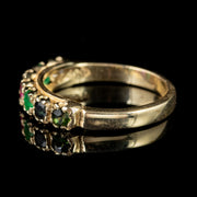 Victorian Style Acrostic Dearest Gemstone Ring 