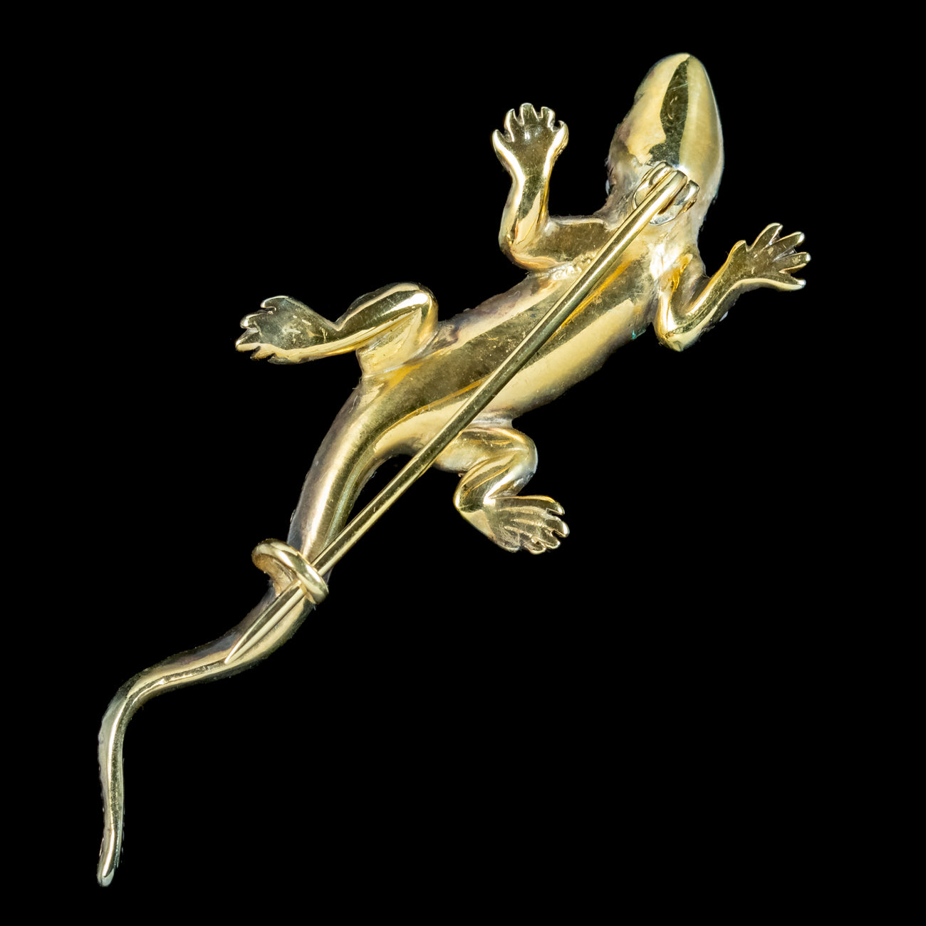 Diamond Lizard Victorian Style Diamond Lizard Brooch 2ct Of Diamond – Laurelle Antique ...