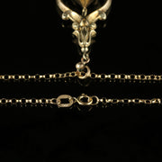 Victorian Gold Lantern Pendant And Chain