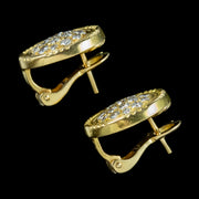 Vintage Diamond Garrard Earrings 18ct Gold 2.6ct Of Diamond Boxed